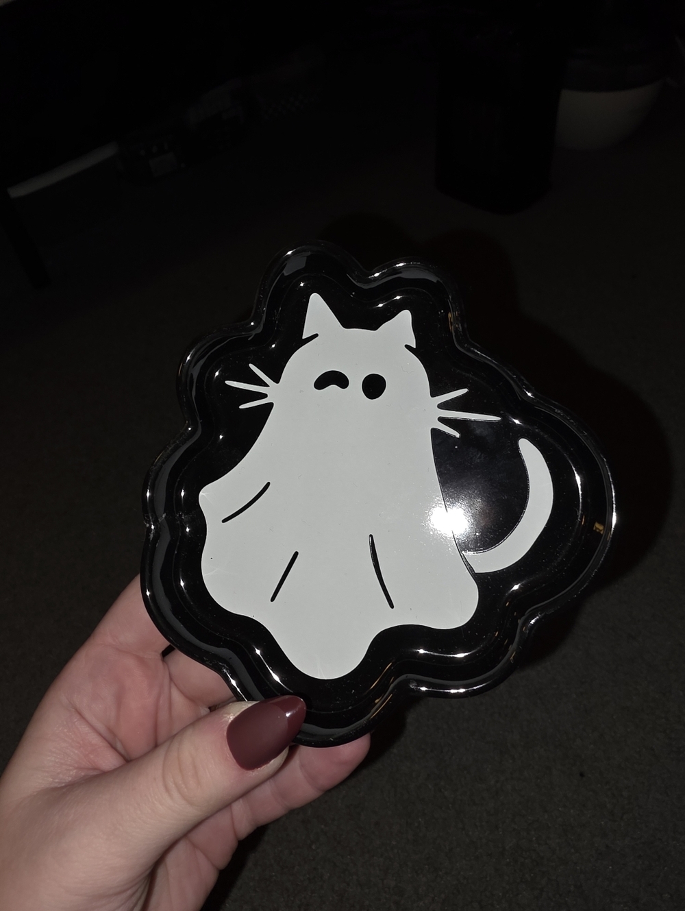 Ghost Cat Trinket Tray